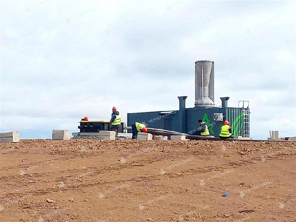 Активная система дегазации на полигоне ТКО "Каурцево"